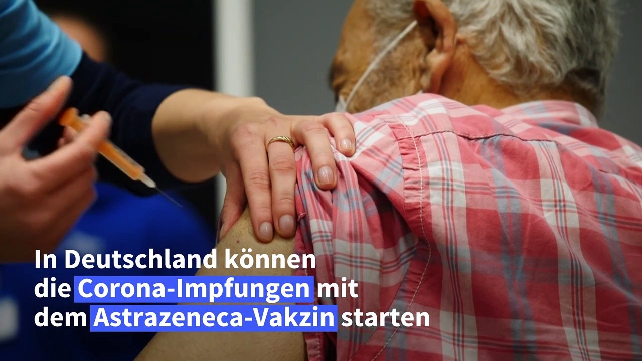 Impfungen mit Astrazeneca können in Deutschland starten