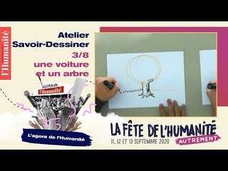 Atelier Savoir-Dessiner 3/8 : une voiture et un arbre