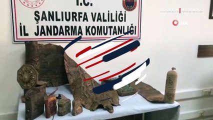 Şanlıurfa'da, Orta Çağ'dan kalma piton derisi ele geçirildi