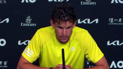 Open d'Australie 2021 - Dominic Thiem : "It's one of the last weeks without Roger Federer"
