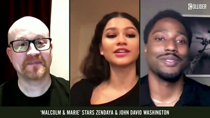 Zendaya and John David Washington on ‘Malcolm & Marie’ and Having to Reshoot Two Days of Filming