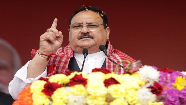 BJP chief JP Nadda holds roadshow in Bengal's Maldas