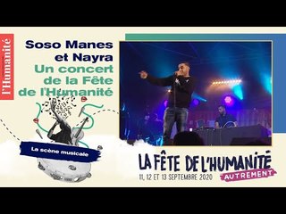 Soso Manes, et Nayra en première partie, en concert pour la Familiale - Fête de l'Humanité 2020