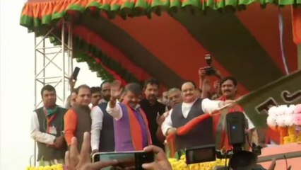 Mission Bengal: JP Nadda flag off Parivartan Rath Yatra