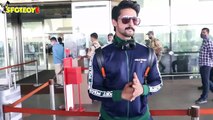 Paras Chhabra & Ravi Dubey snapped at the Airport | SpotboyE