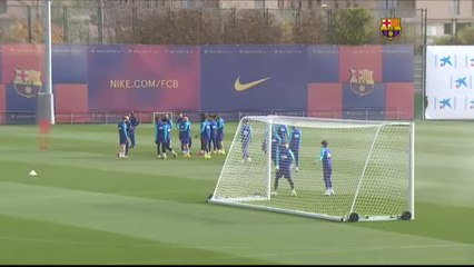 El Barça prepara a conciencia el choque liguero ante el Betis