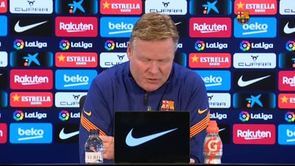 Koeman insiste en que Messi sigue siendo quien tiene su futuro en sus manos