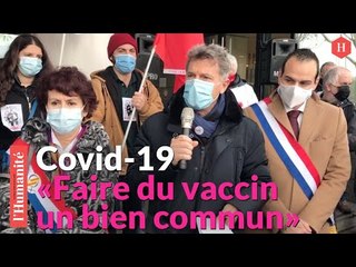 Vaccin anti-Covid: mobilisation devant le siège de Pfizer pour la levée des brevets