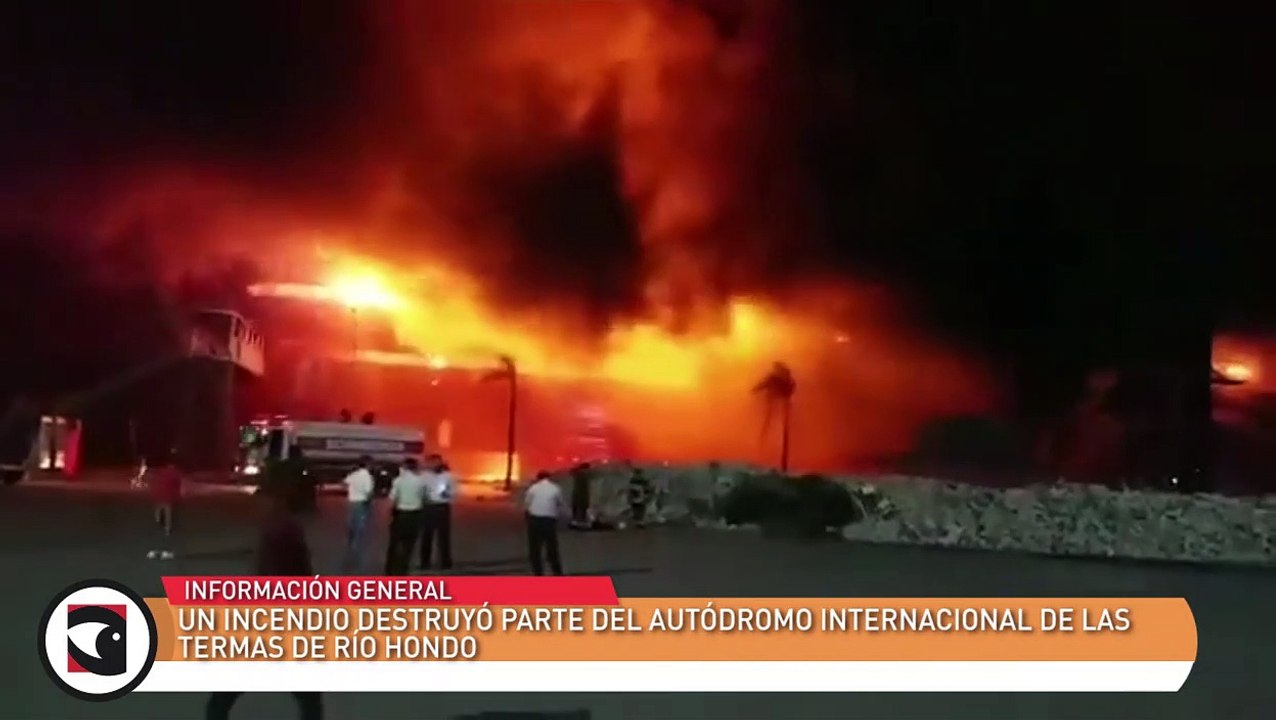 Un incendio destruyó parte del Autódromo Internacional de Las Termas de Río Hondo