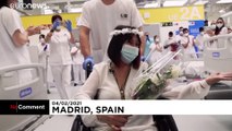 Spain: COVID-19 patients tie the knot at Madrid pandemic hospital