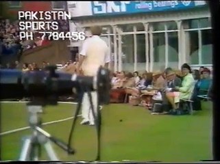 Majid Khan 109 vs England at Trent Bridge 1974 First Century in ODI from Pakistan