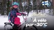 À vélo dans la neige : comment les enfants finlandais défient l’hiver arctique