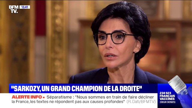 Rachida Dati: Nicolas Sarkozy a été un grand champion de la droite