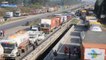 Heavy traffic on Delhi-Haryana border due to Chakka Jam