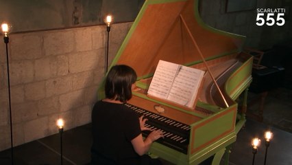 Scarlatti : Sonate pour clavecin en sol mineur K 102 L 89, par Violaine Cochard - #Scarlatti555