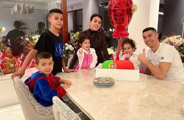 Cristiano Ronaldo marked his 36th birthday with an adorable family photo