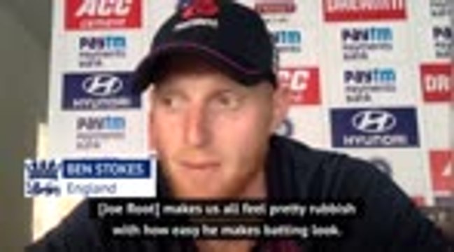 Root's batting makes the rest of us feel rubbish! - Stokes