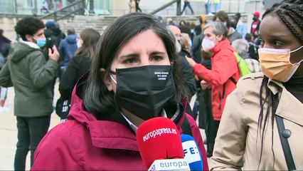 Manifestantes piden justicia siete años después de la tragedia del Tarajal