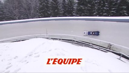 Heinrich et Hauterville 8es à mi-parcours - Bbosleigh - Mondiaux (H)