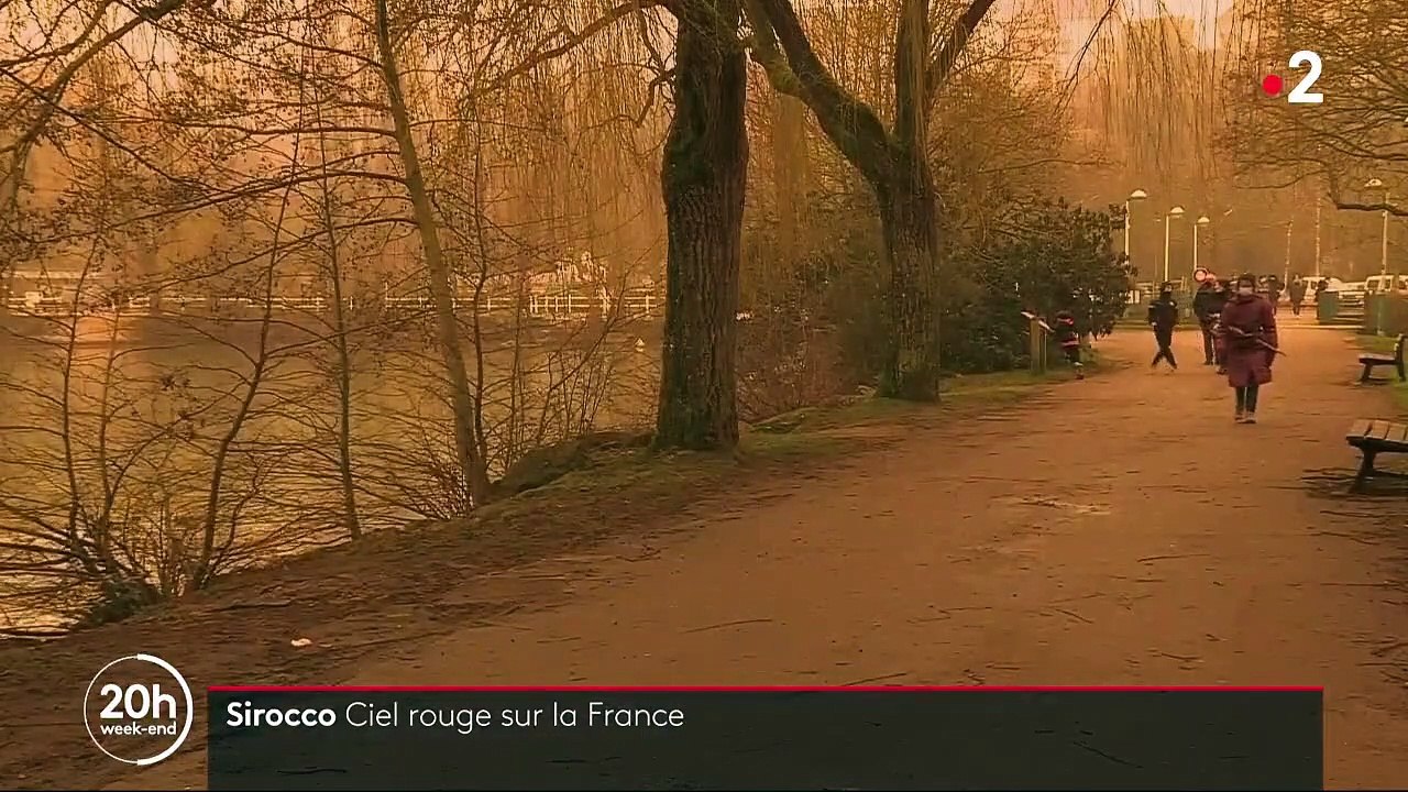 Météo : quand une tempête de sable colore une p...