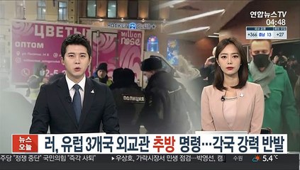 러, 스웨덴·폴란드·독일 외교관에 추방 명령…유럽 강력 반발