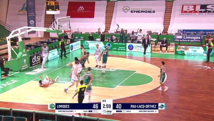 Le résumé de Limoges - Pau-Lacq-Orthez - Basket - Jeep Élite