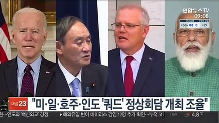 "미국·일본·호주·인도 '쿼드' 정상회담 개최 조율"