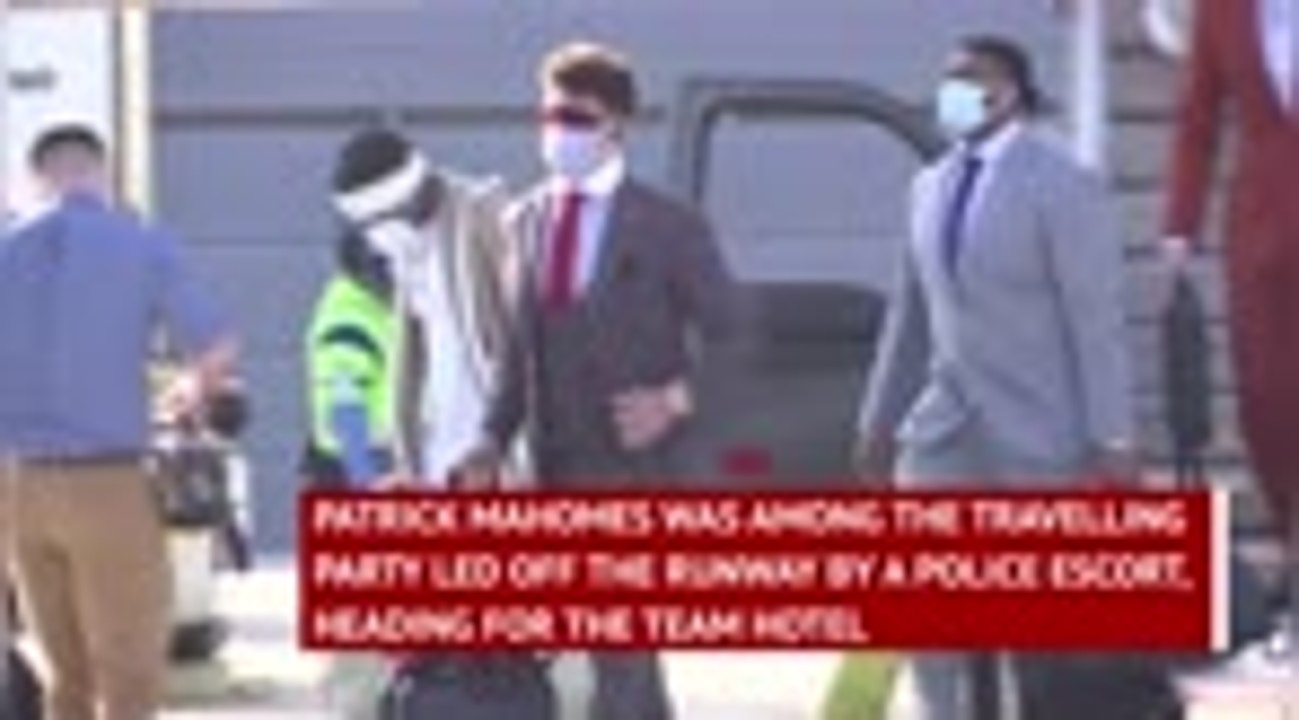 Kansas City Chiefs arrive in Tampa Bay ahead of Super Bowl LV