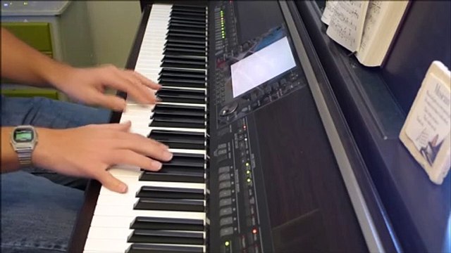 A Mighty Fortress Is Our God - piano instrumental hymn with lyrics