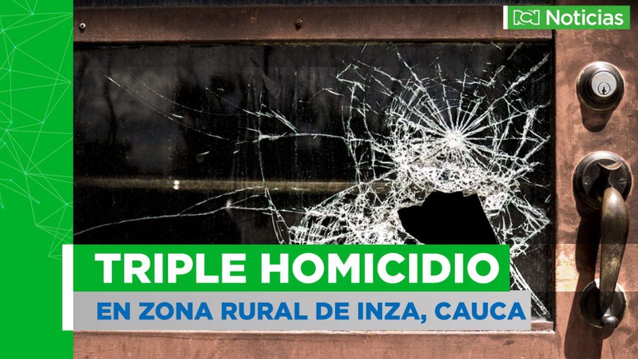 Triple homicidio en Cauca