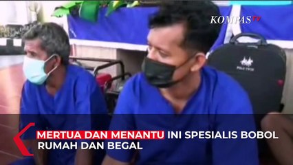 Pasangan Mertua dan Menantu Spesialis Pembobol Rumah Dan Begal