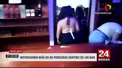 Chiclayo: intervienen a más de 50 personas que participaban de reunión en bar clandestino