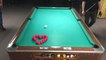 Guy Forms Heart on Pool Table by Performing Pool Trickshot