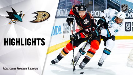 Sharks @ Ducks 2/6/21 | NHL Highlights