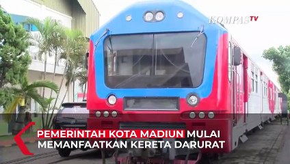 Penampakan Kereta Darurat di Madiun Untuk Isolasi Pasien Covid-19
