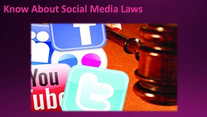 Know About Social Media Laws