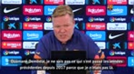 22e j. - Koeman sur Dembélé : “J’adore ce joueur”