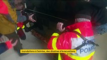 Charente-Maritime : face aux inondations, la ville de Saintes évacue des habitants