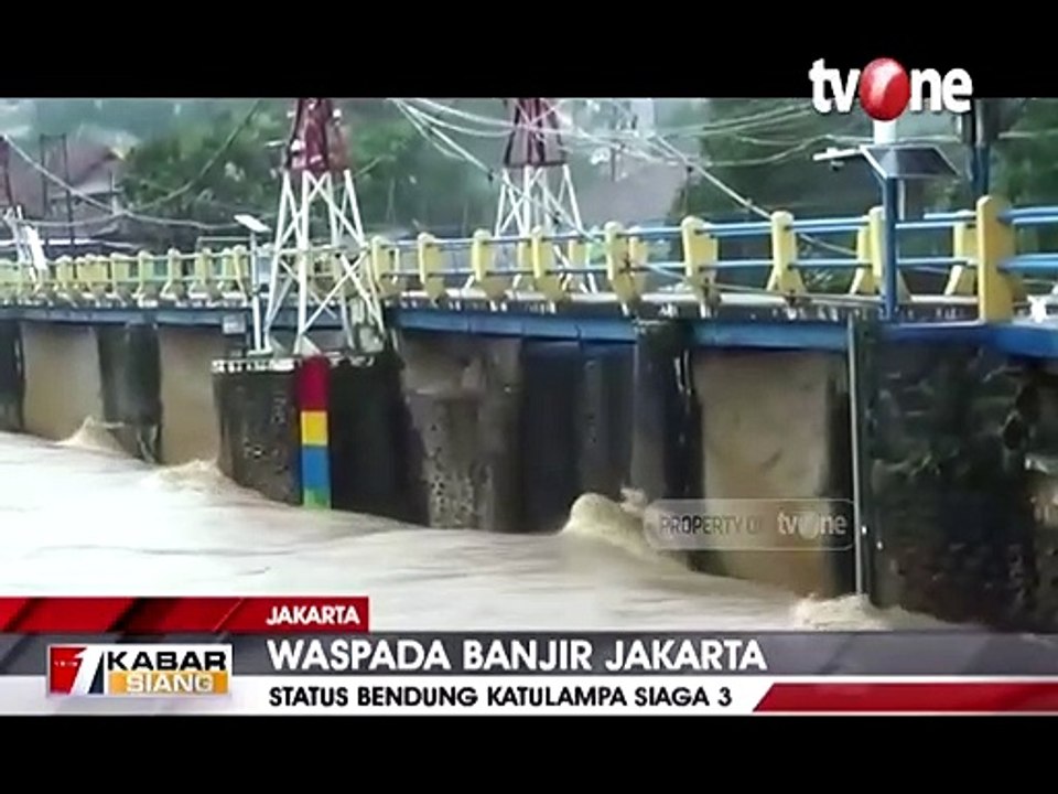 Bendung Katulampa Siaga 3, Warga Diminta Waspad...