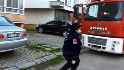 Kapıyı kimseye açmayınca polis, itfaiye ve sağlık ekipleri seferber oldu
