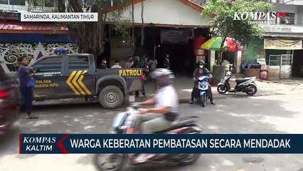 Warga Keberatan Pemberlakuan Pembatasan Secara Mendadak