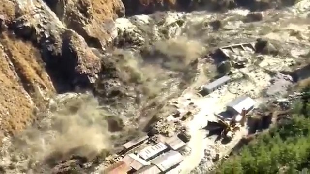 Impressionnantes inondations en Inde