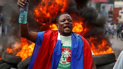 Haiti protesters demand President Moise step down