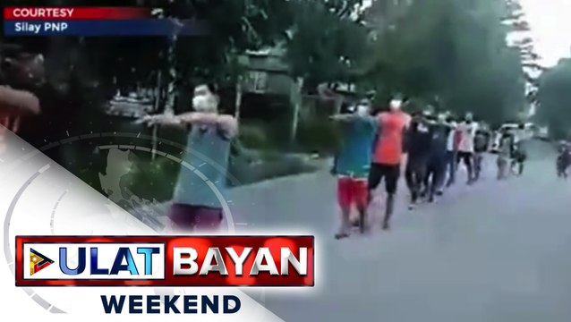 39 quarantine violators sa silay city, negros occidental, pinaglakad na para umanong zombies Silay City PNP: Quarantine violators, pinapila lang papunta sa kanilang orientation