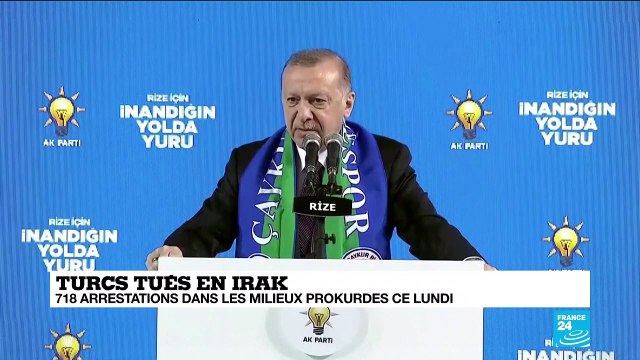 Turcs tué en Irak : 718 arrestations dans les milieux pro-kurdes