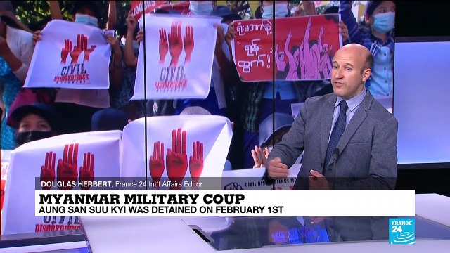 Myanmar coup: Protests grow despite crackdown