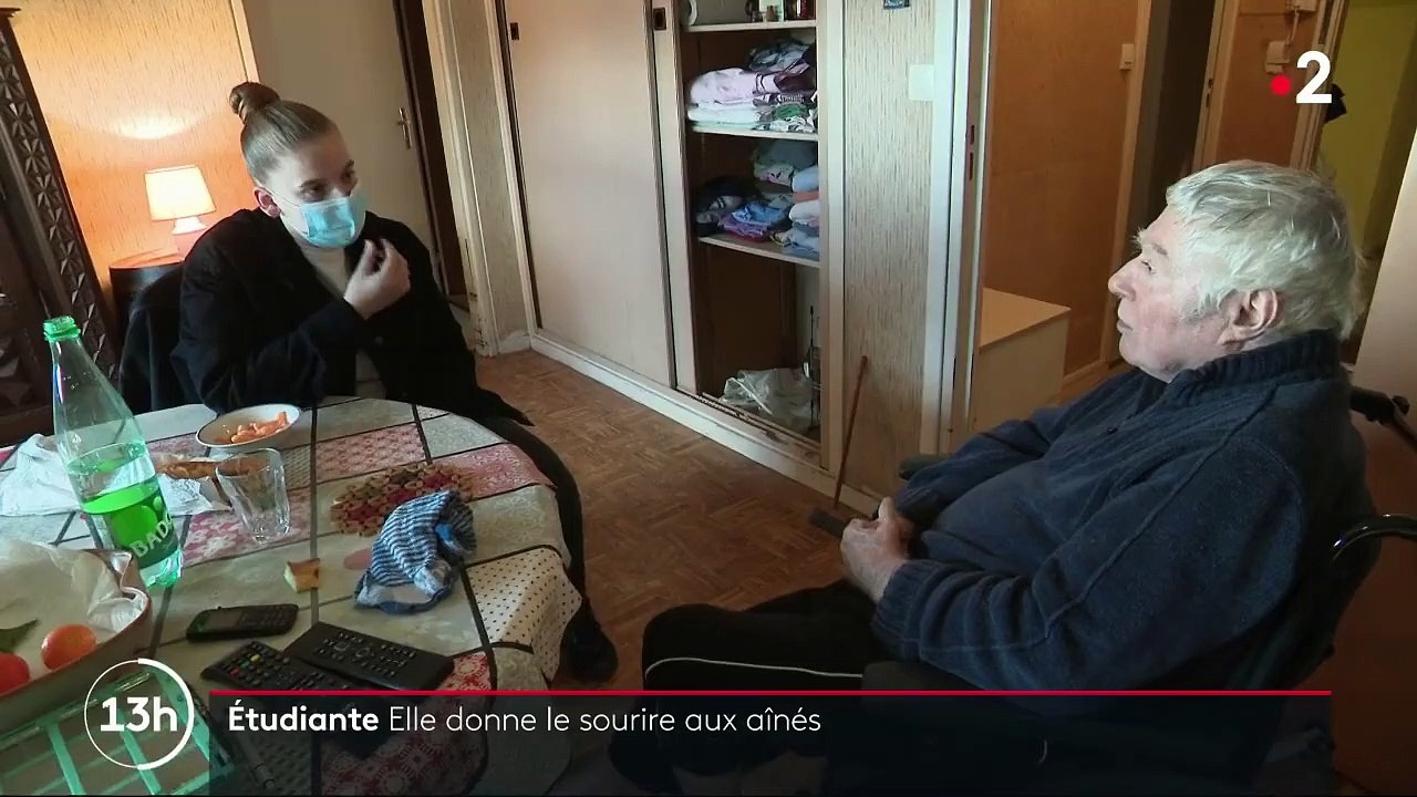 Solidarité : une jeune étudiante se rend auprès des seniors isolés