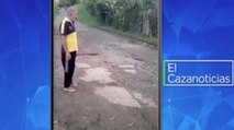 El Cazanoticias: vía en terrible estado en el Eje Cafetero, Quindío