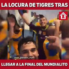 Así festejan los jugadores de Tigres el pase a la final del mundialito