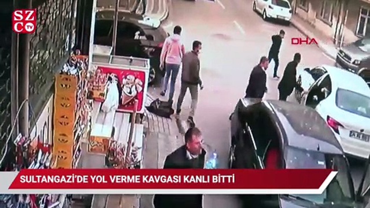 Sultangazi'de yol verme kavgası kanlı bitti, o anlar kamerada